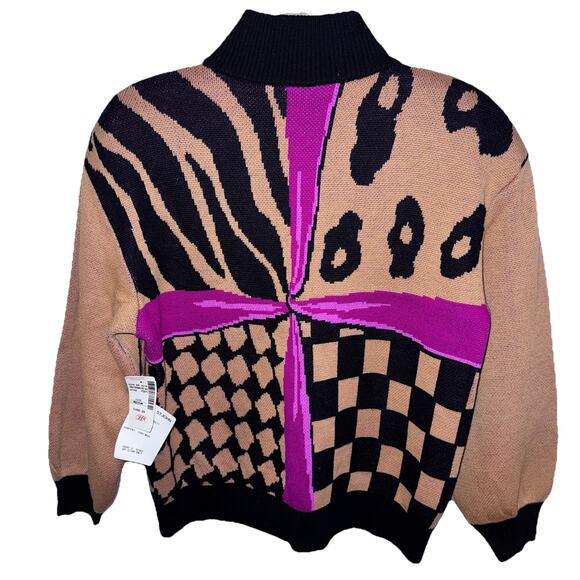 Vintage 80’s Marie St. John 100% Wool Sweater Sz Medium NWT - Picture 4 of 9